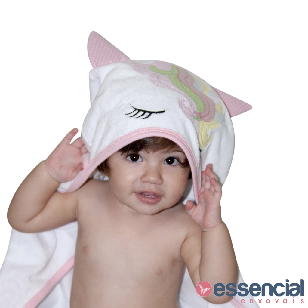 Toalha de banho para menina
